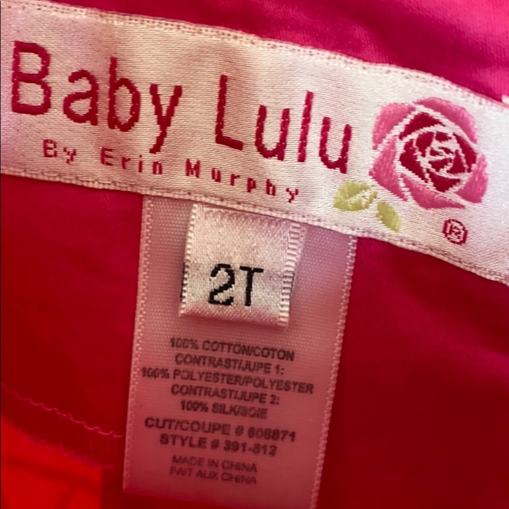 Baby Lulu dress with rhinestone on straps - Picture 7 of 8